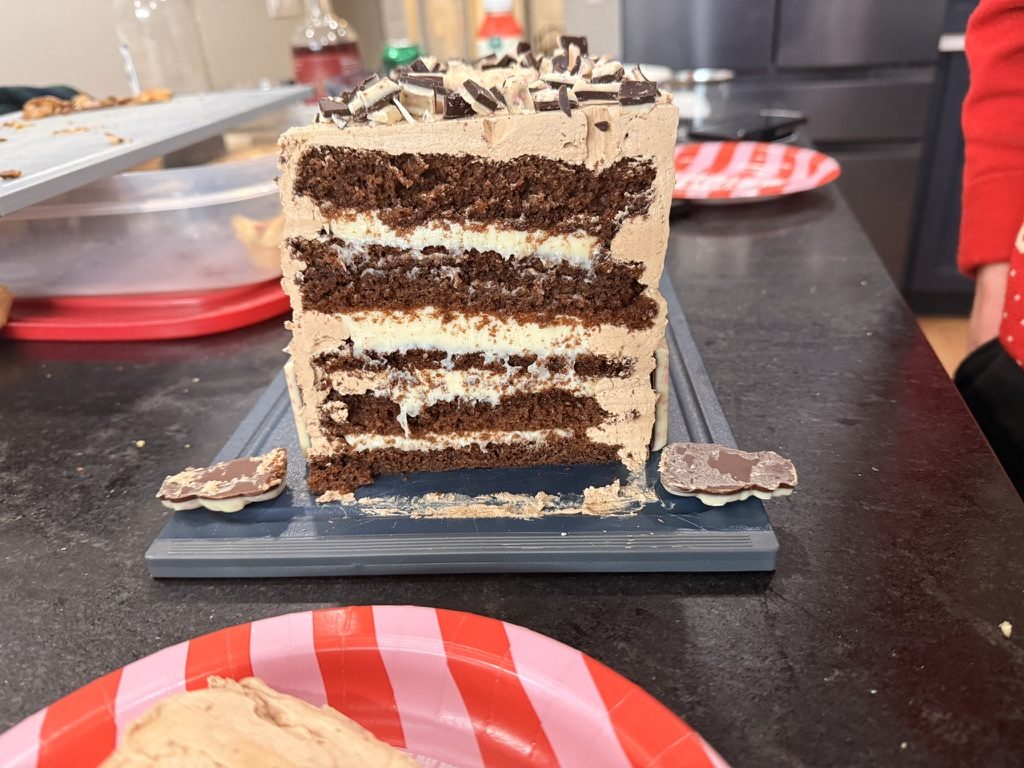 A second cross-section, clean thin layers, structurally sound